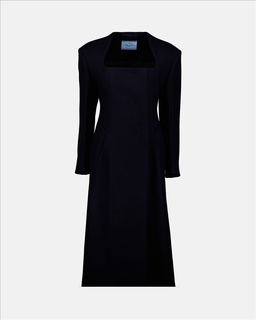 Mäntel Manteau long Prada Dunkelblau Femme