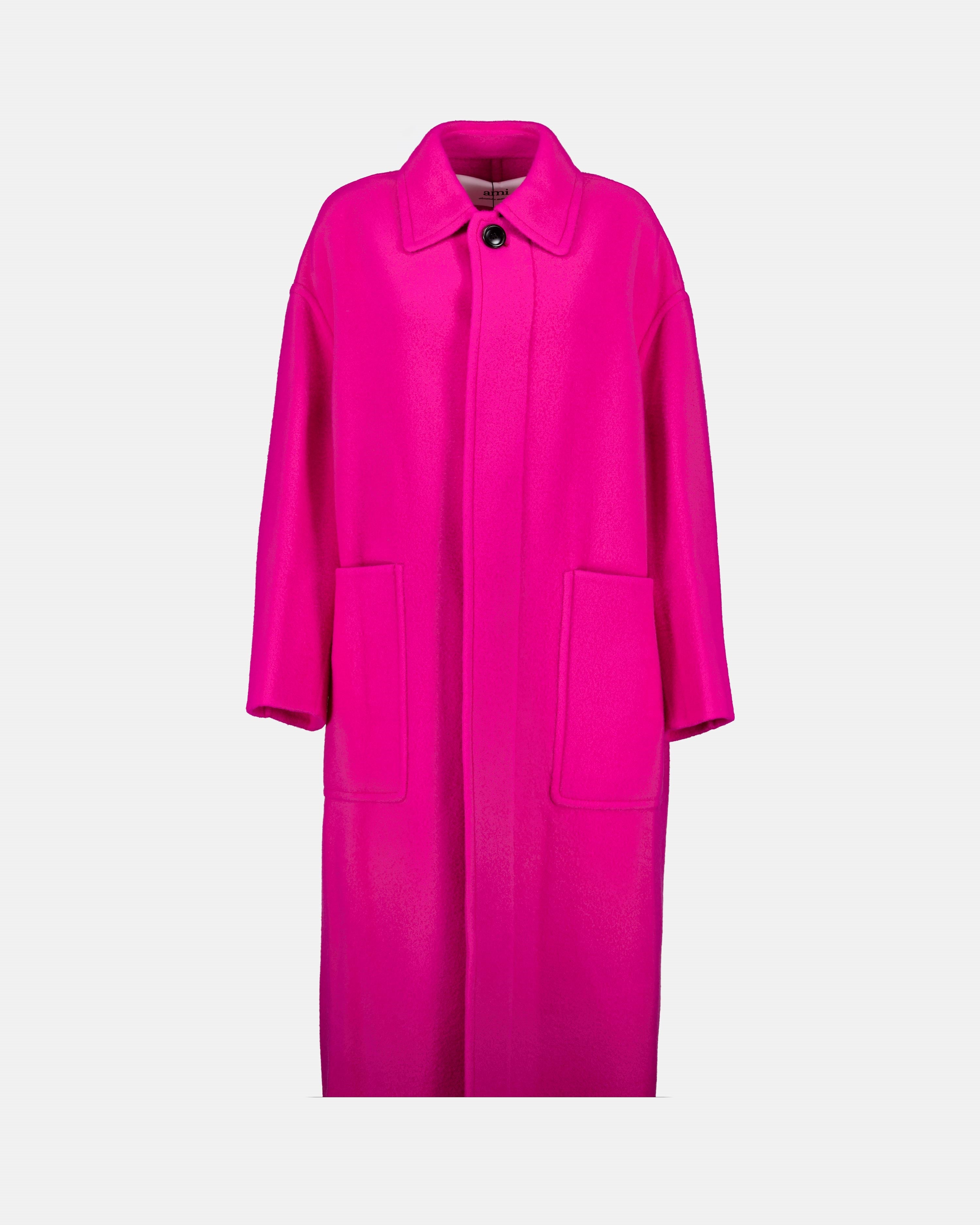 Mäntel Manteau en laine Ami PARIS Rosa Unisex