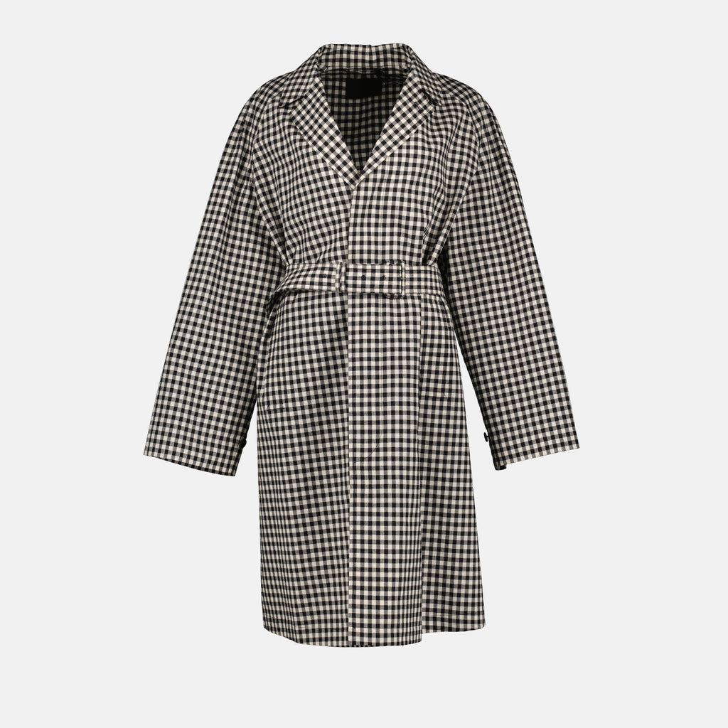 Manteaux Manteau Vichy Prada Blanc Homme