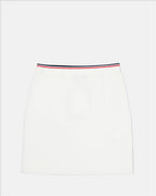 Skirts Logo mini skirt Miu Miu White Women