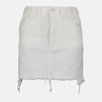 Jupes Mini-jupe en jean Off-White Blanc Femme