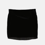 Skirts Velvet mini skirt Miu Miu Black Women
