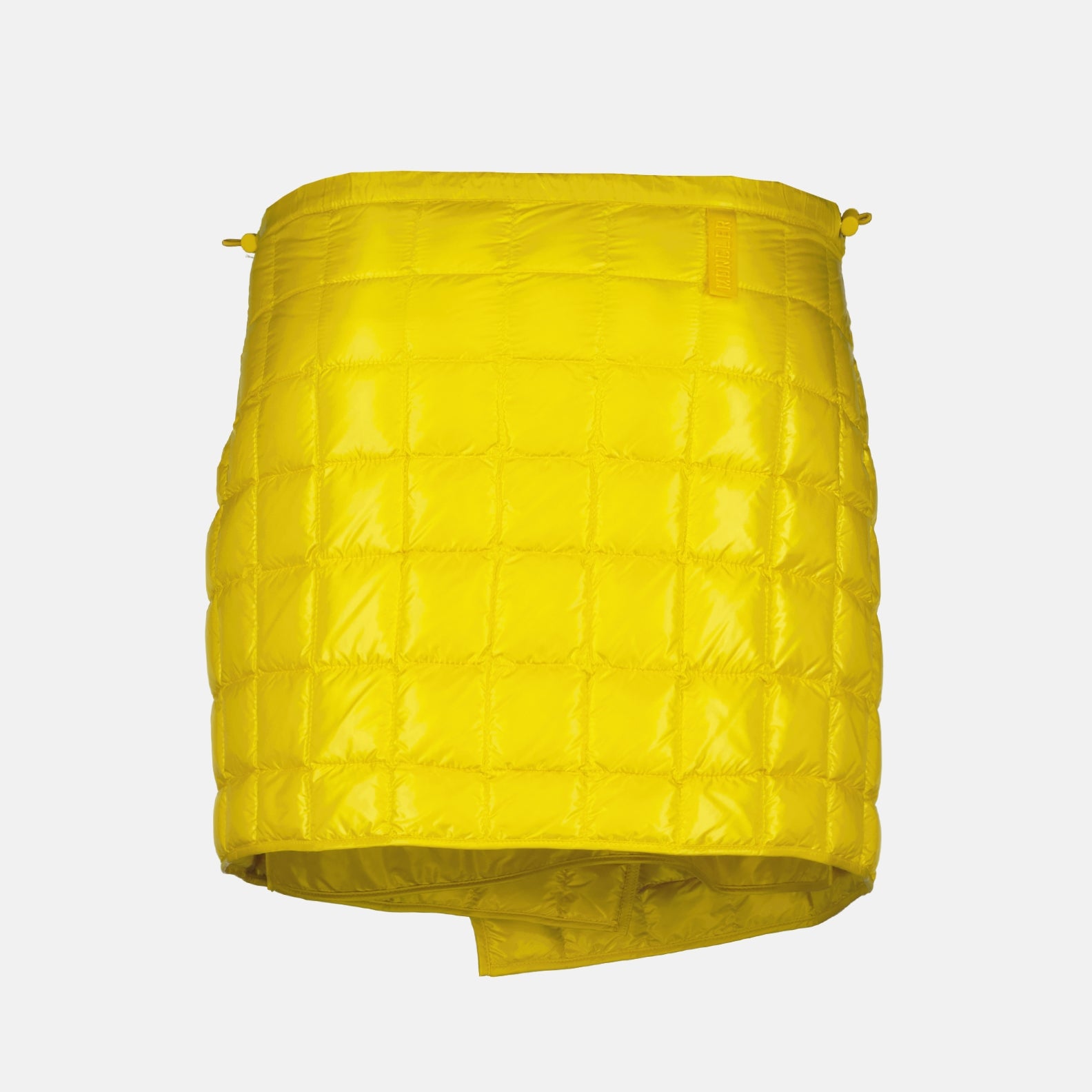 Skirts Quilted Mini Skirt Moncler Yellow Women