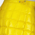 Skirts Quilted Mini Skirt Moncler Yellow Women