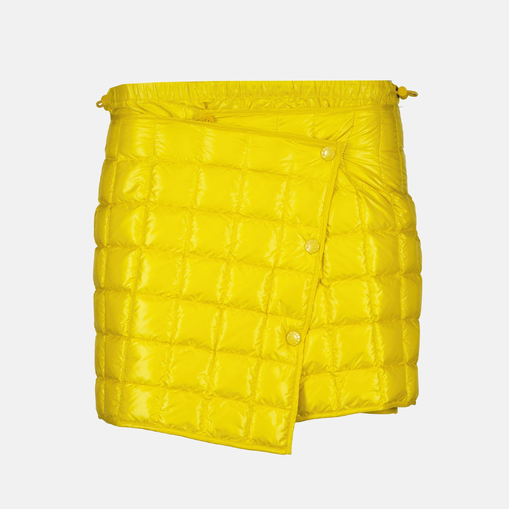 Skirts Quilted Mini Skirt Moncler Yellow Women
