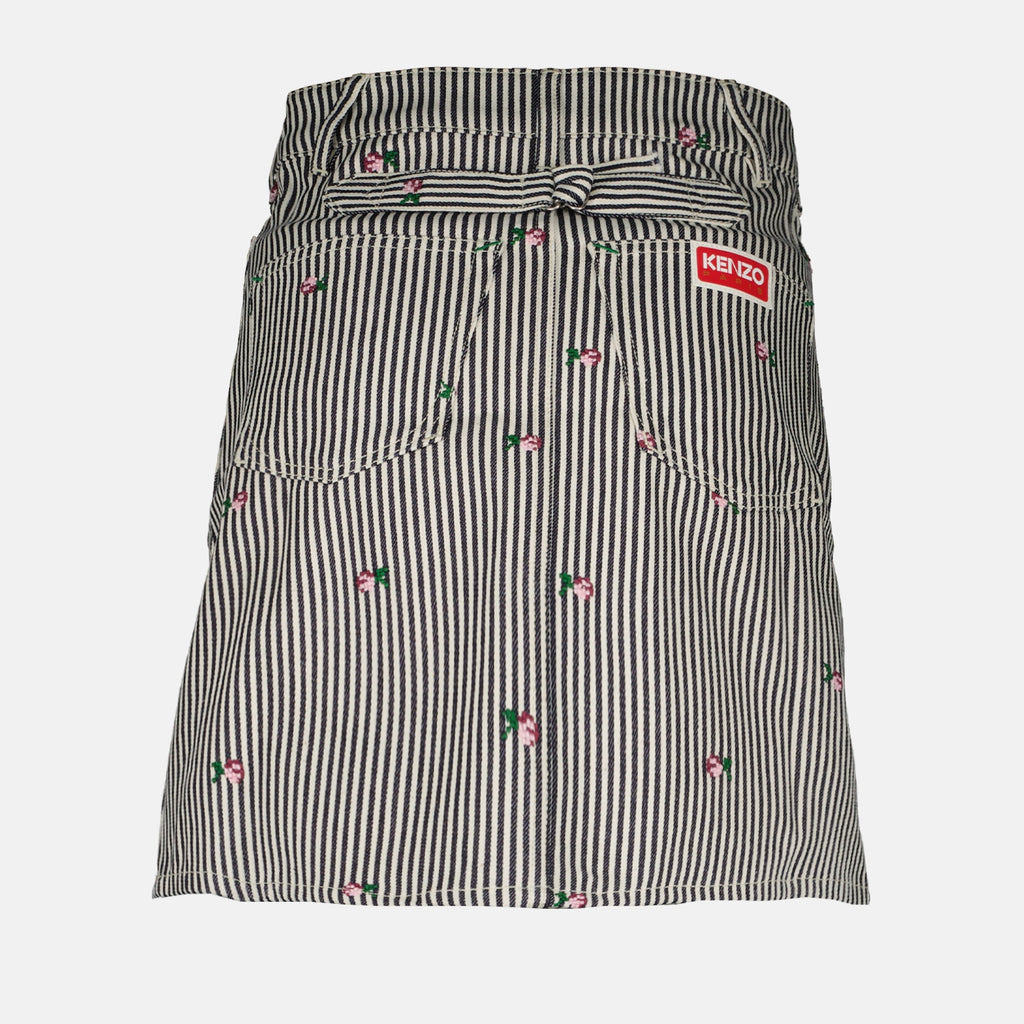 Gonne Gonna Mini A Righe Kenzo Nero Femme