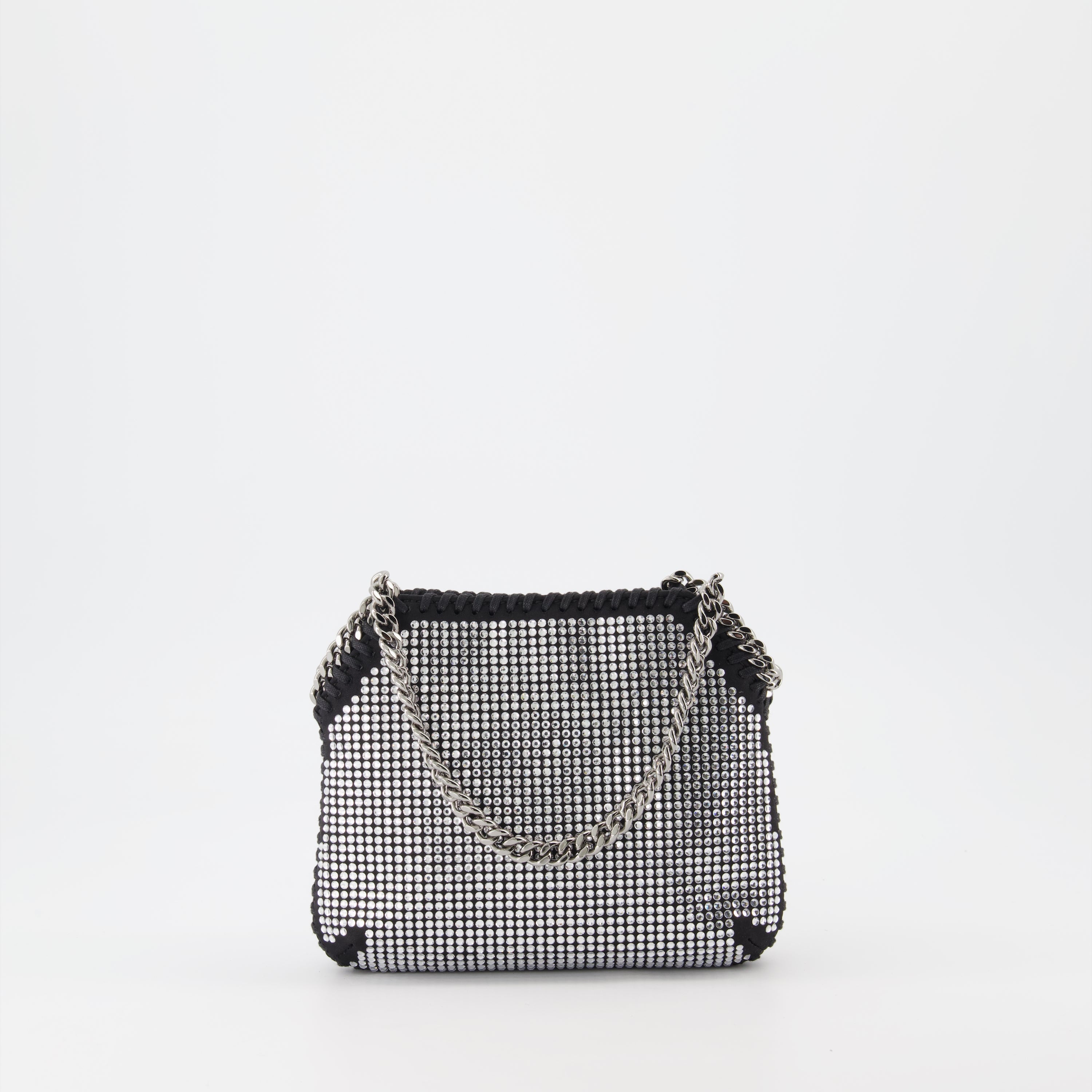 Sacs à main et épaule Sac Falabella à cristaux Stella McCartney Argenté Femme