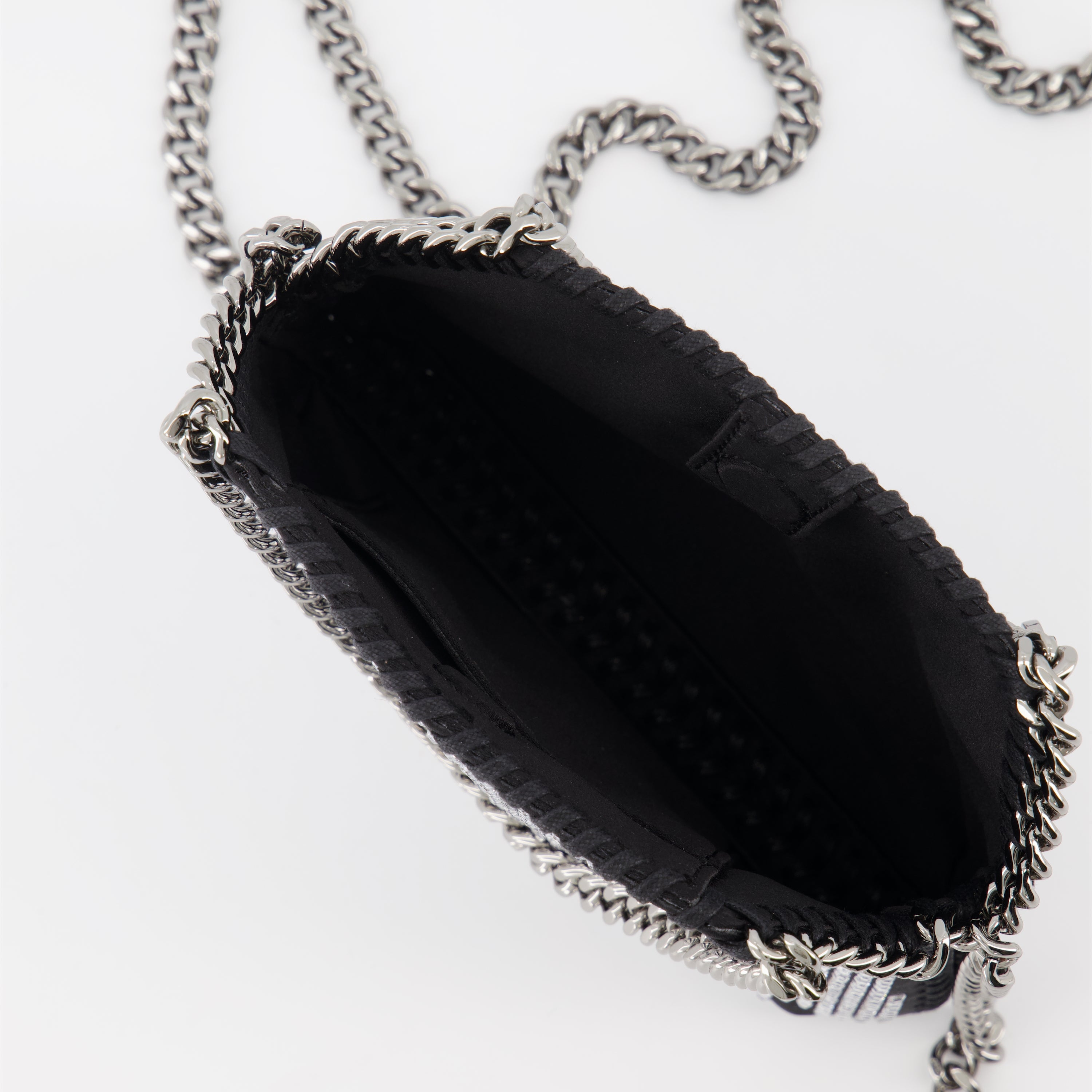 Sacs à main et épaule Sac Falabella à cristaux Stella McCartney Argenté Femme