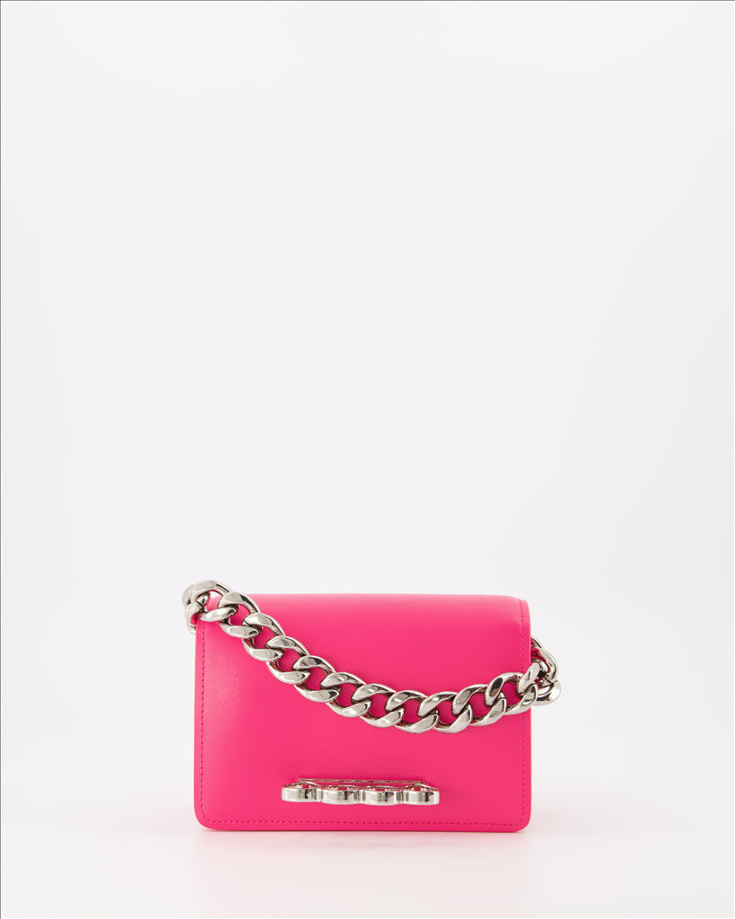 Borse a tracolla Sac The Four Ring Alexander McQueen Rosa Femme