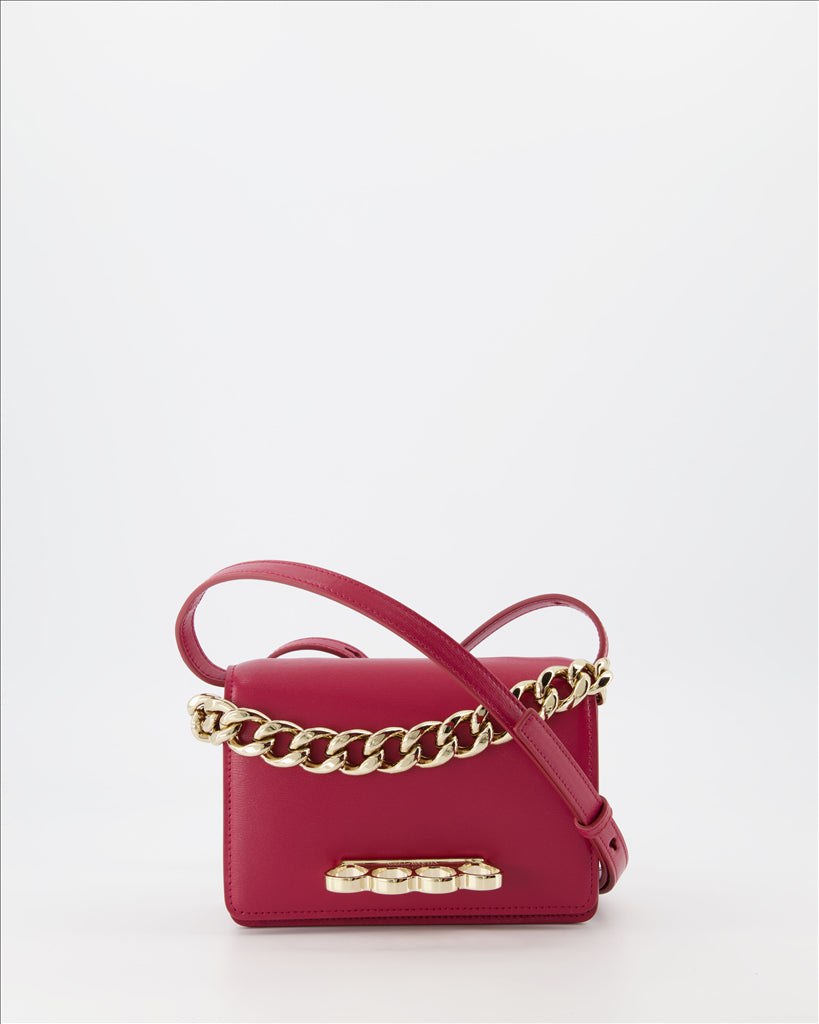 Crossbody bags Mini Four Ring bag Alexander McQueen Red Women