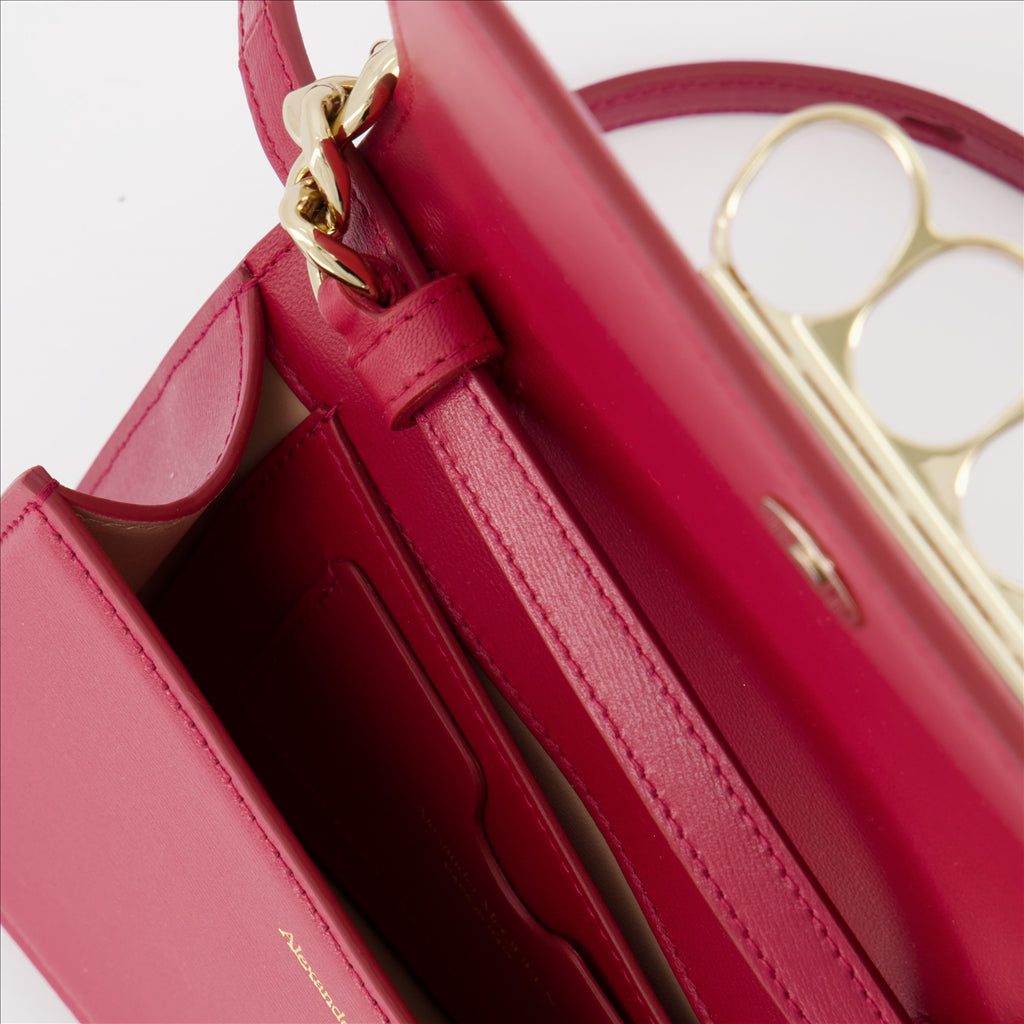 Crossbody bags Mini Four Ring bag Alexander McQueen Red Women