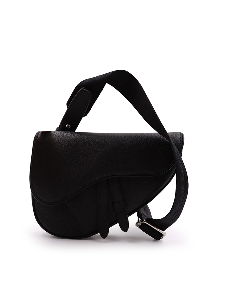 Sacs bandoulière Mini sac Saddle Dior Noir Homme
