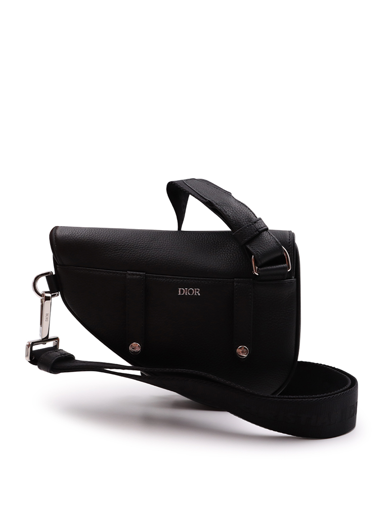 Sacs bandoulière Mini sac Saddle Dior Noir Homme