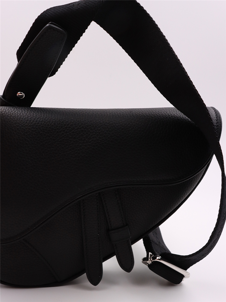 Sacs bandoulière Mini sac Saddle Dior Noir Homme
