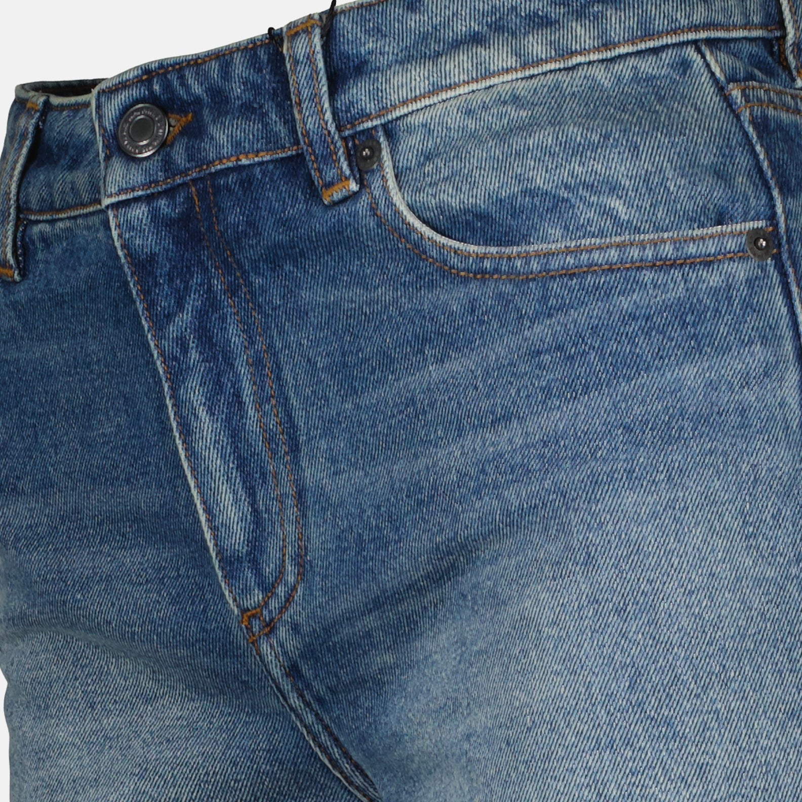 쇼츠 Short en jean Ami PARIS 파란색 Femme