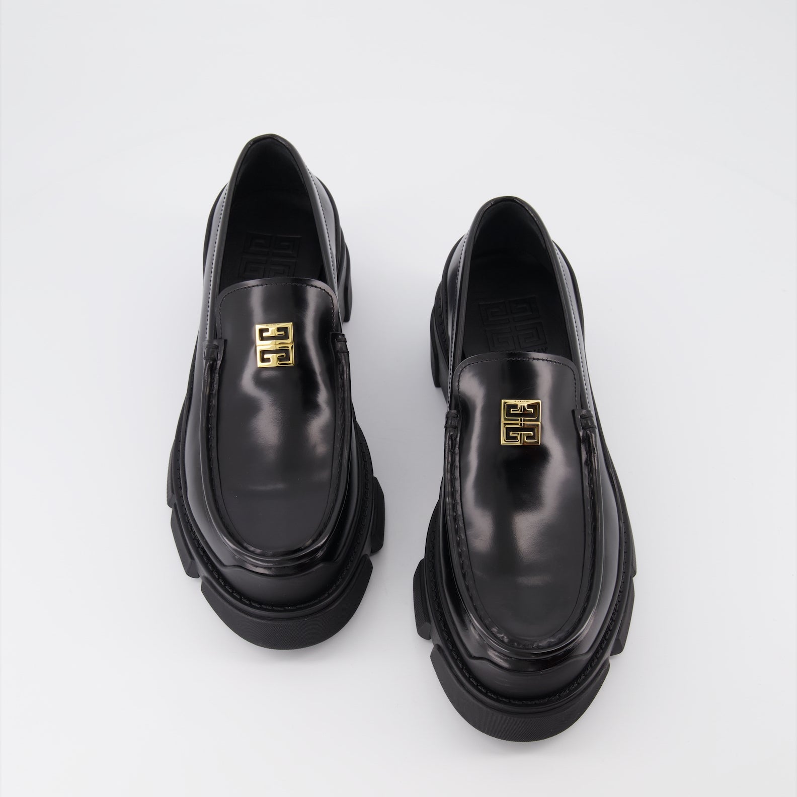 ローファー 4G モカシン Givenchy 黒 女性