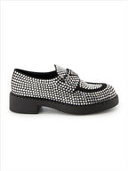 Loafers Crystal loafers Prada Silver Women