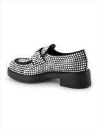 Loafers Crystal loafers Prada Silver Women