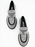 Loafers Crystal loafers Prada Silver Women