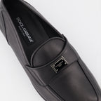 Mocasines Mocassins DG en cuir Dolce & Gabbana Negro Homme