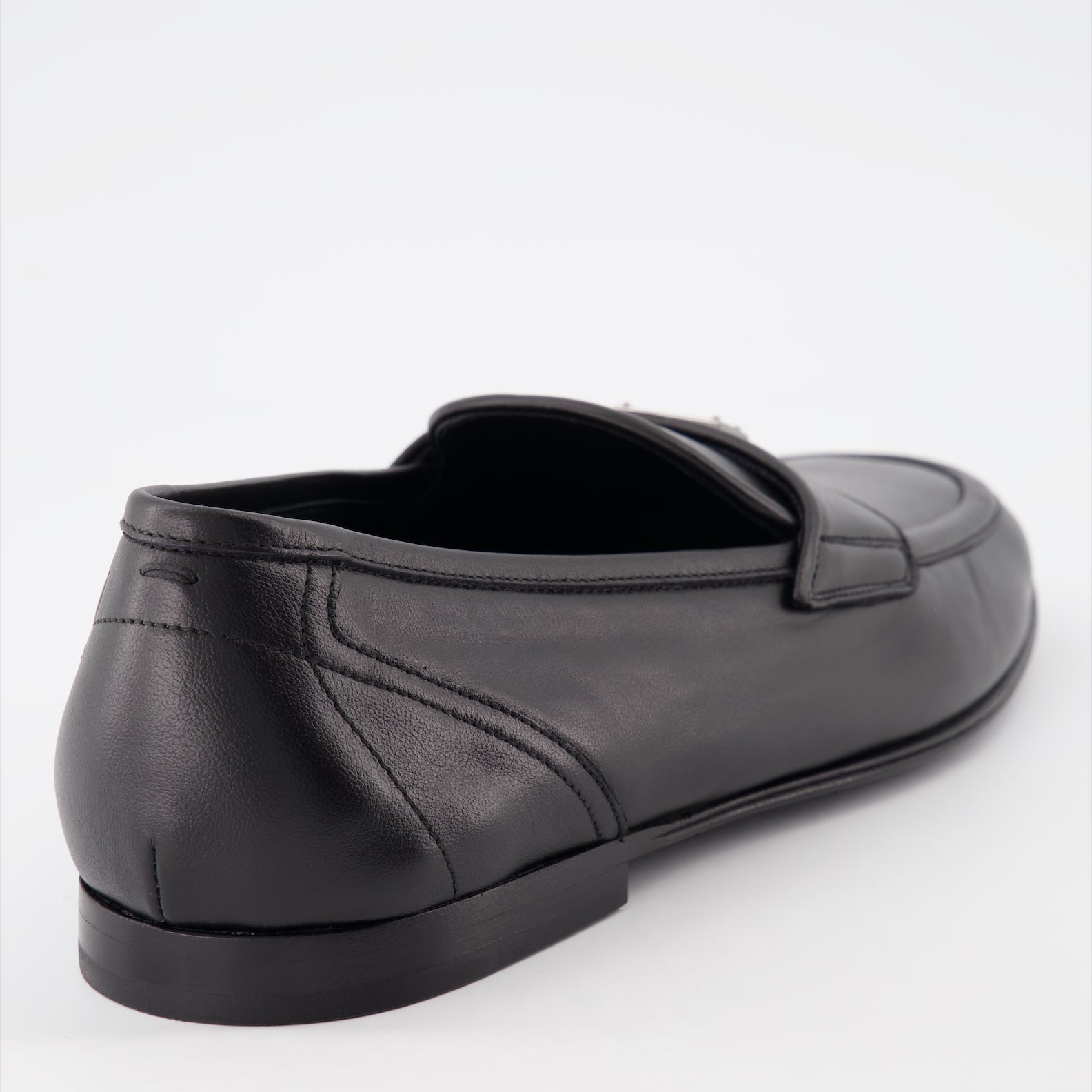 Mocasines Mocassins DG en cuir Dolce & Gabbana Negro Homme