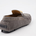Loafer Mocassins Driver la Medusa Versace Grau Homme