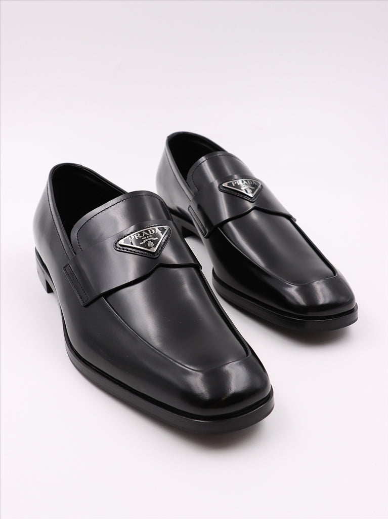 Mocassins Mocassins en cuir Prada Noir Homme