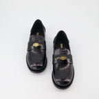 Mocassins en cuir noir