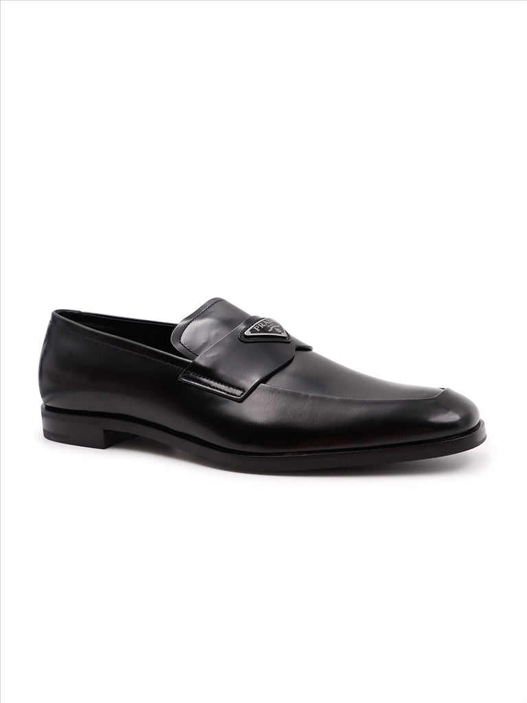 Mocassins Mocassins en cuir Prada Noir Homme
