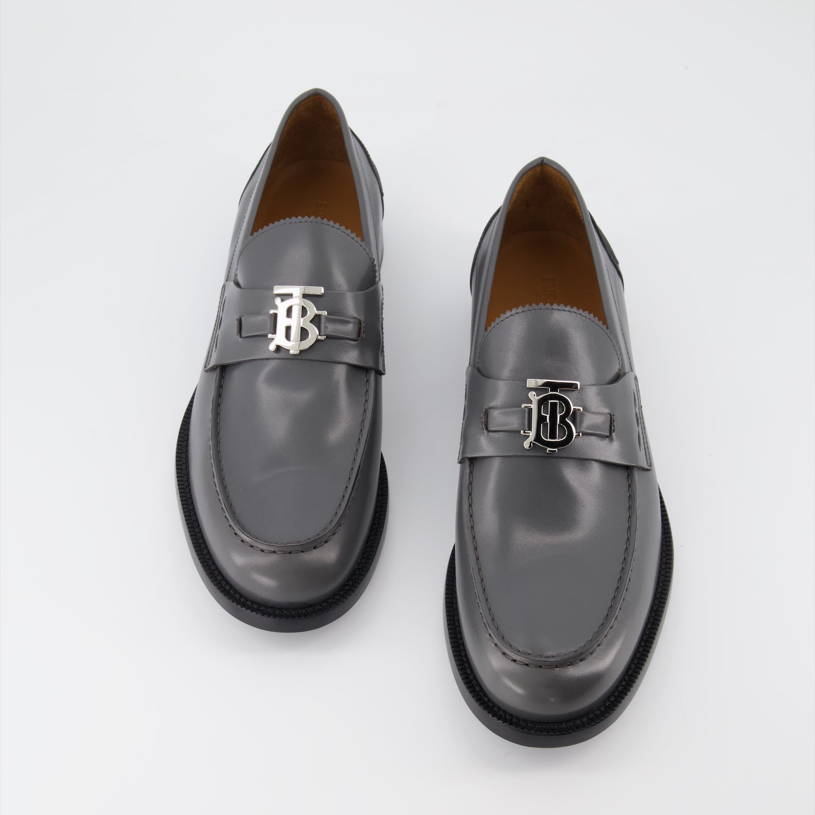 Mocassins Mocassins TB Burberry Gris Homme