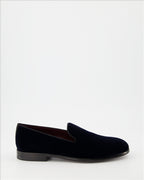 Loafers Velvet loafers Dolce & Gabbana Blue Man