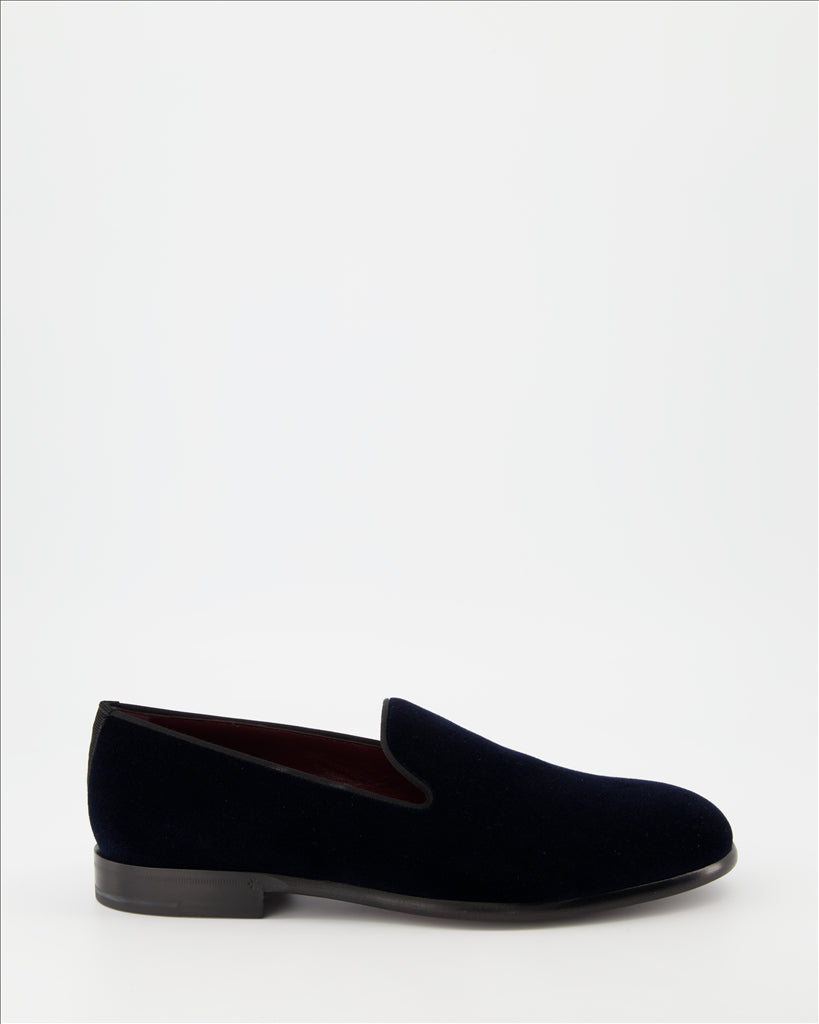 Velvet loafers