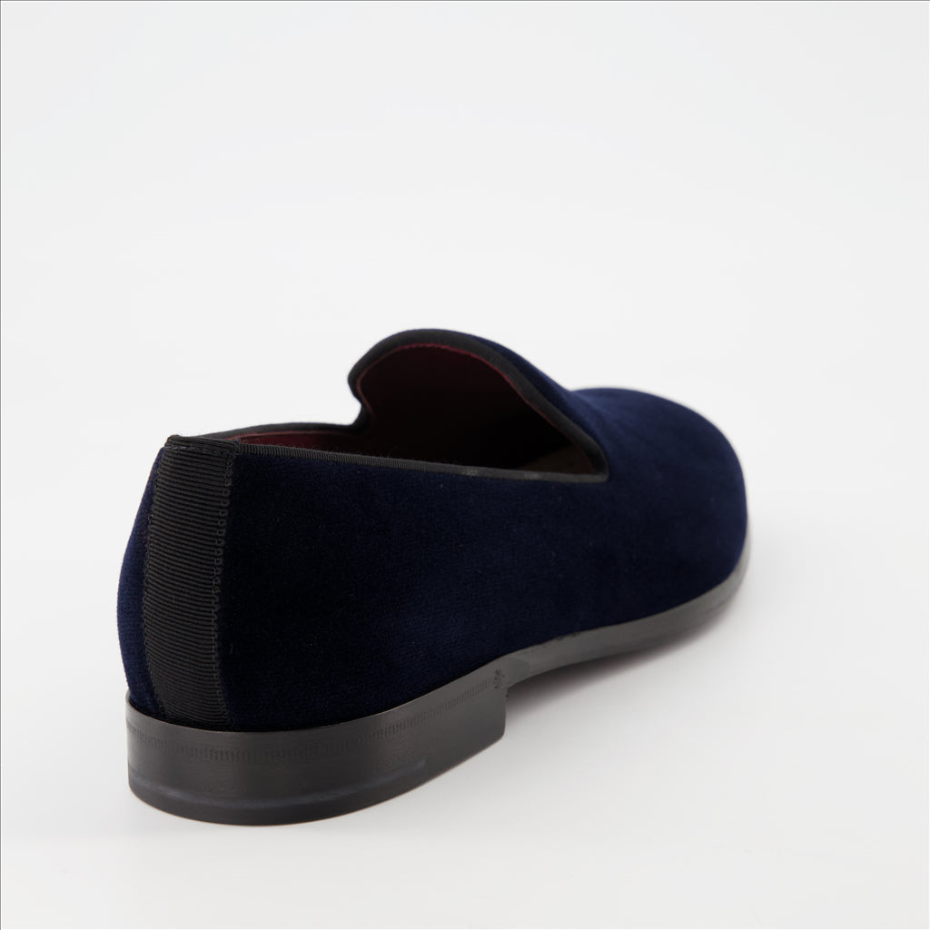 Loafers Velvet loafers Dolce & Gabbana Blue Man