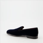 Loafers Velvet loafers Dolce & Gabbana Blue Man