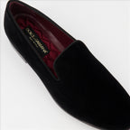Mocassins Mocassins en velours Dolce & Gabbana Noir Homme