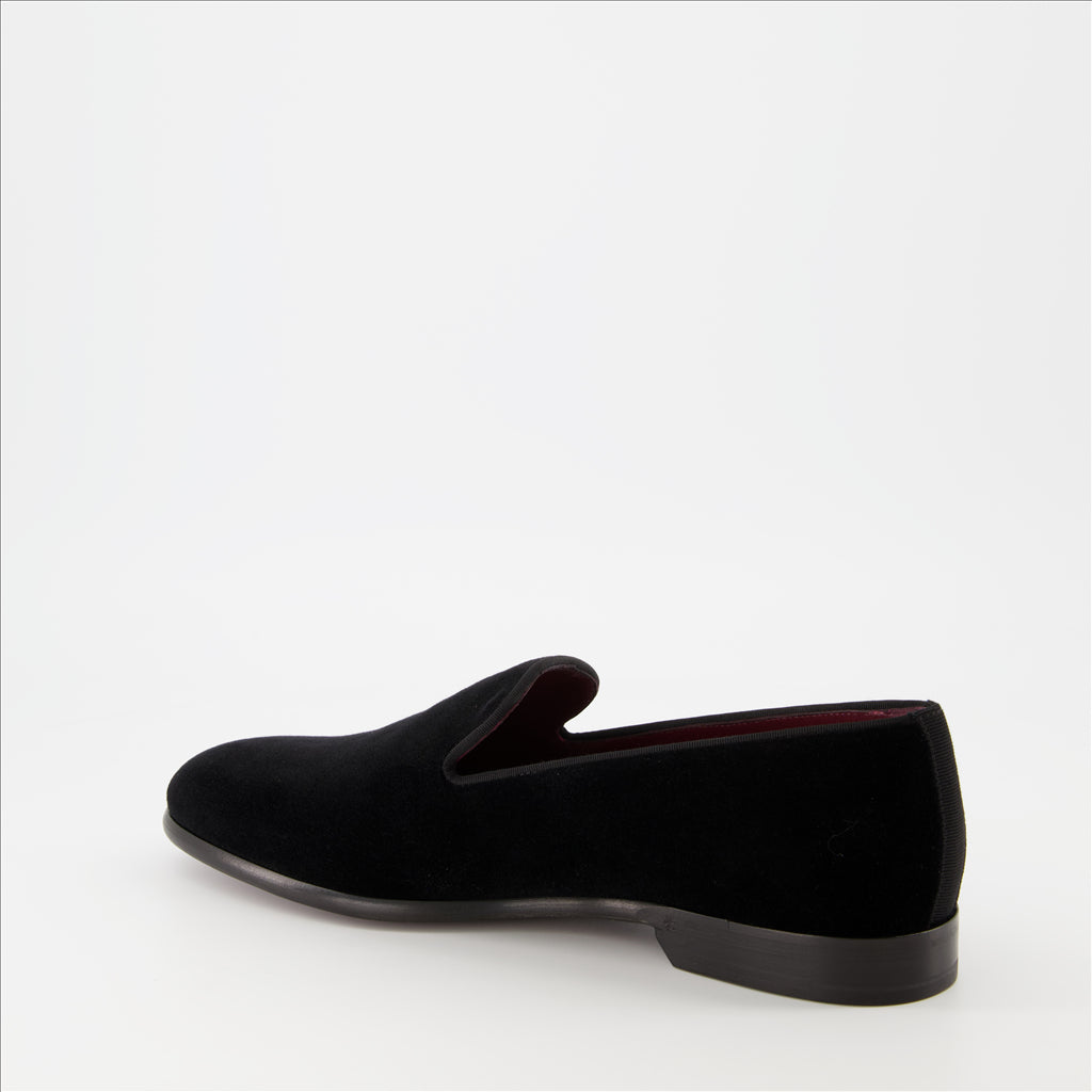 Mocassins Mocassins en velours Dolce & Gabbana Noir Homme