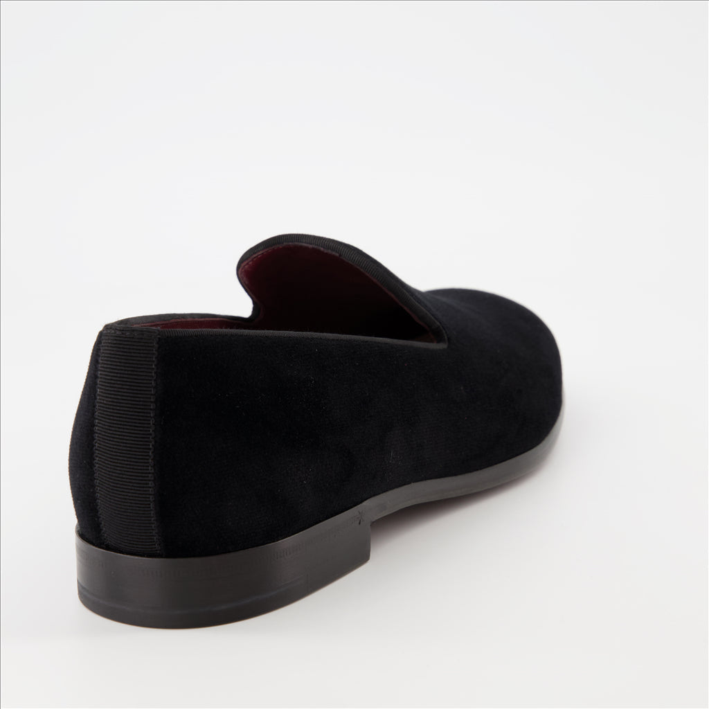 Mocassins Mocassins en velours Dolce & Gabbana Noir Homme