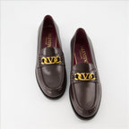 Loafer Mocassins VLogo Chain Valentino Garavani Braun Homme