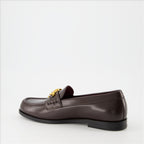 Loafer Mocassins VLogo Chain Valentino Garavani Braun Homme