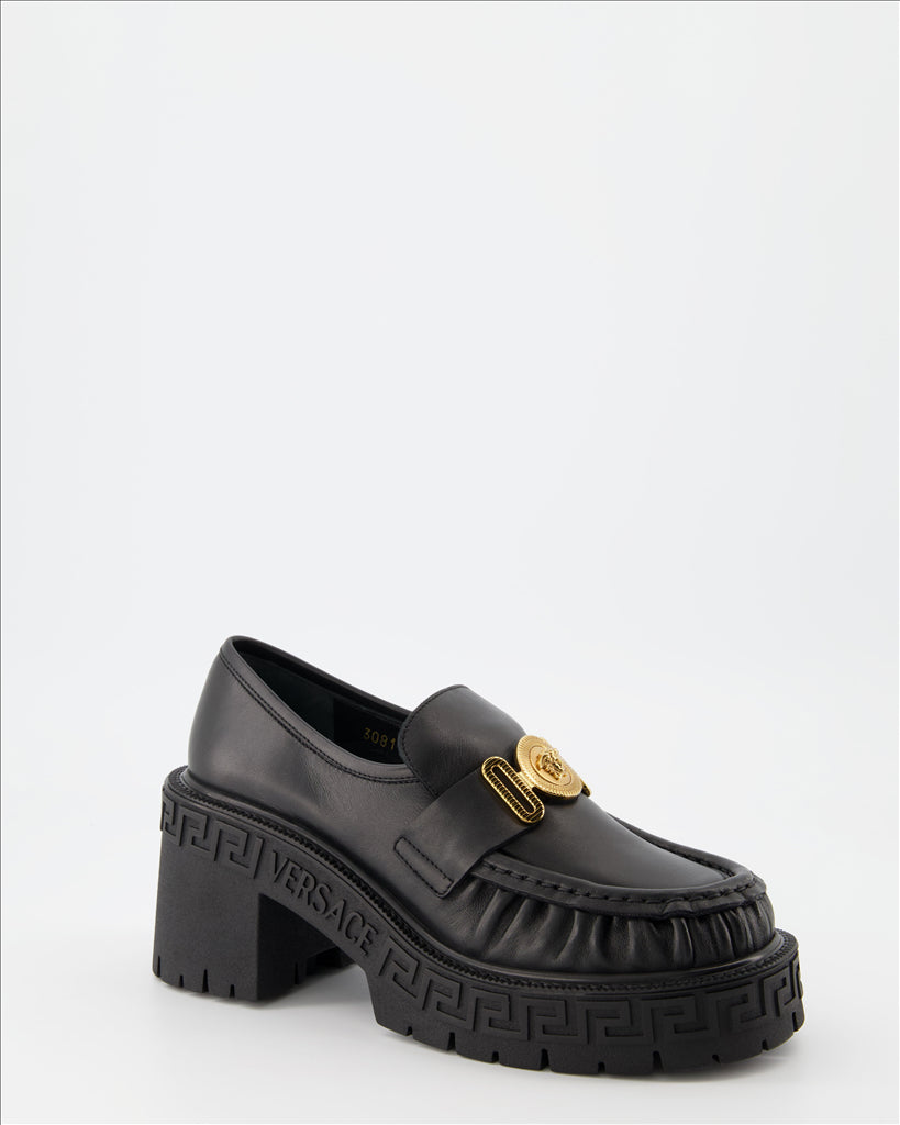 Baskets Mocassins Medusa Versace Noir Femme