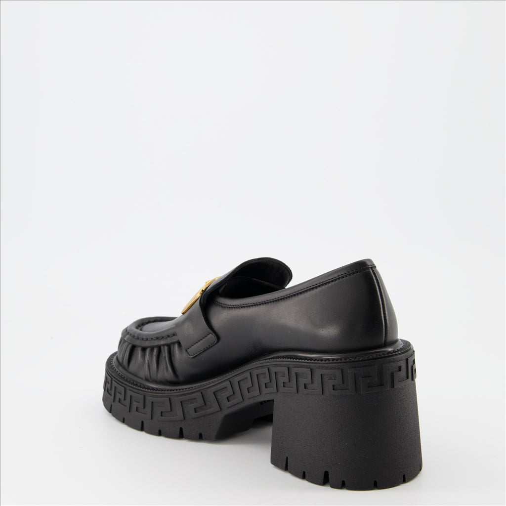 Baskets Mocassins Medusa Versace Noir Femme