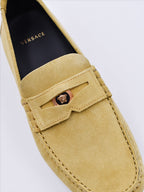 Loafers Medusa Moccasins Versace Yellow Man
