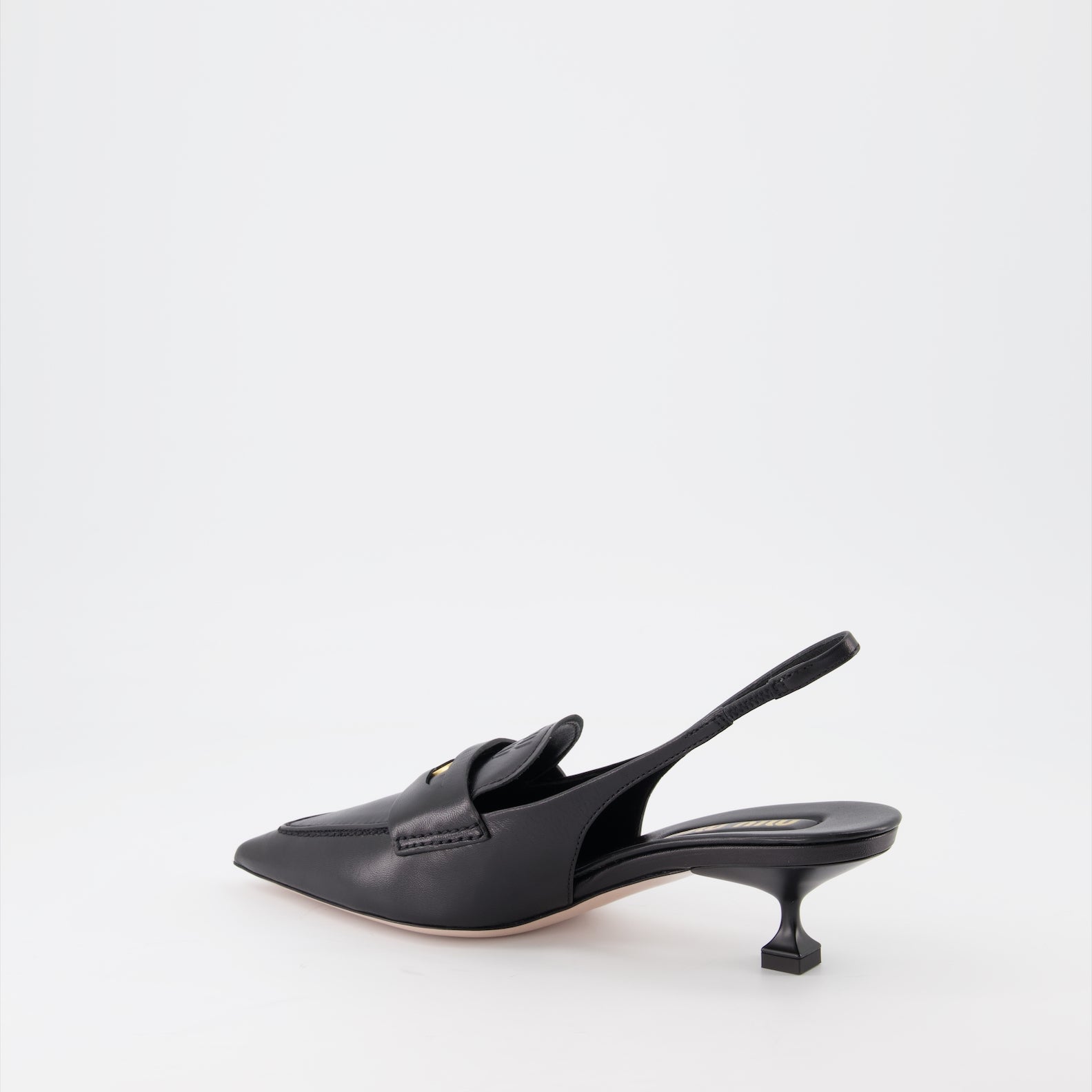 Mocassins Mocassins Penny Miu Miu Preto Femme