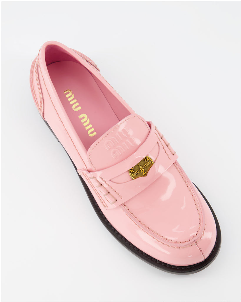 Loafers Penny Loafers Miu Miu Pink Women