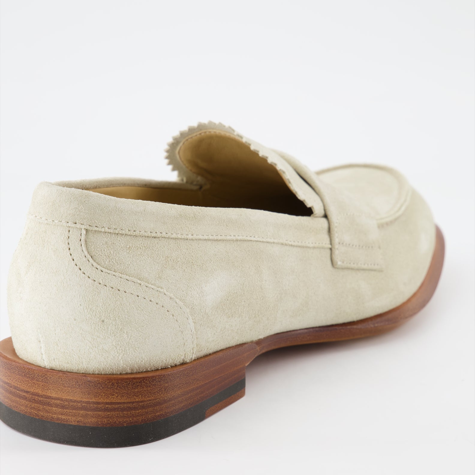 Loafer Mocassins en suède Alexander McQueen Beige Homme