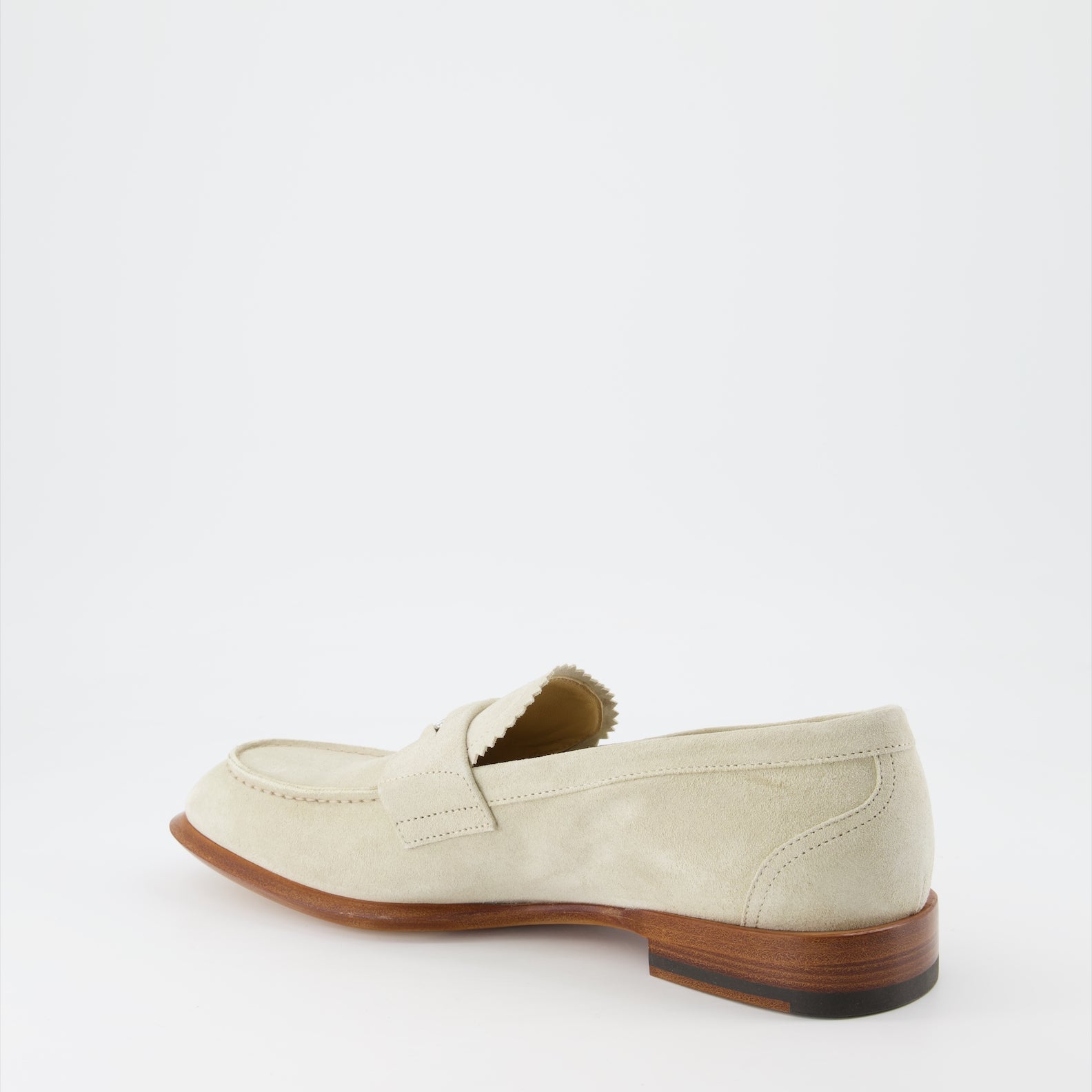 Loafer Mocassins en suède Alexander McQueen Beige Homme