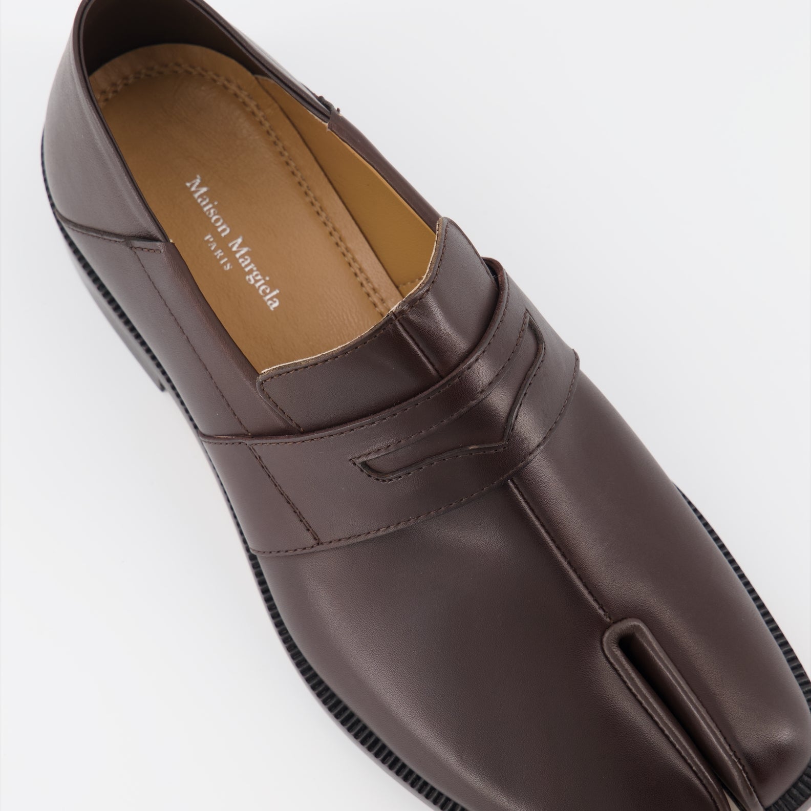 Loafer Mocassins Tabi Maison Margiela Braun Femme