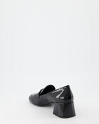 Loafer Mocassins vernis Prada Schwarz Femme