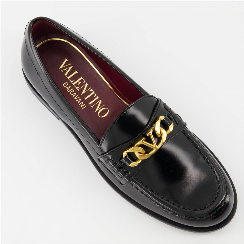 Loafers VLogo Chain Loafers Valentino Garavani Black Women