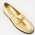 Loafer Mocassins VLogo Chain Valentino Garavani Gold Femme
